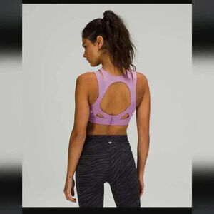 Lululemon Strong Front Bra *Medium Support, B/C CupsWisteria Purple